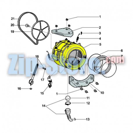 C00295985 Бак в сборе Indesit Original