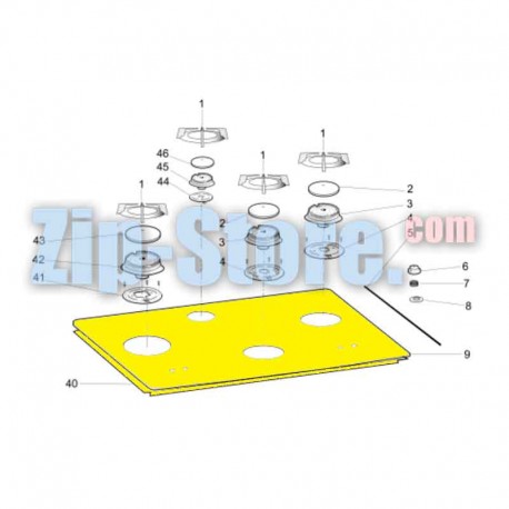 C00495329 Поверхность стеклянная Ariston Original
