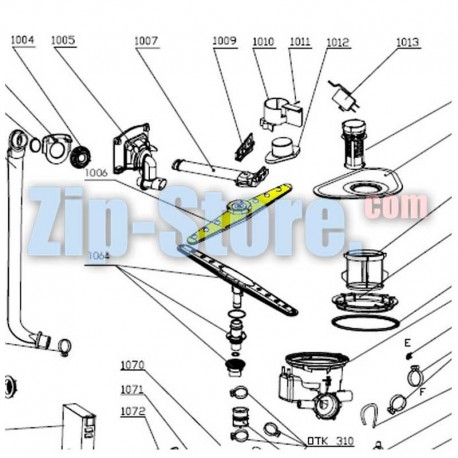 290041 Разбрызгиватель верхний Korting Original