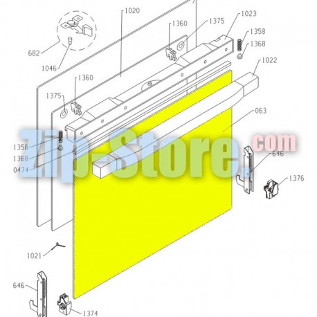 229555 Стекло наружное Gorenje Original