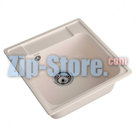 QUARZ 48 (GF-Z48) GRANFEST Мойка кварцевая квадратная 480х480мм белый